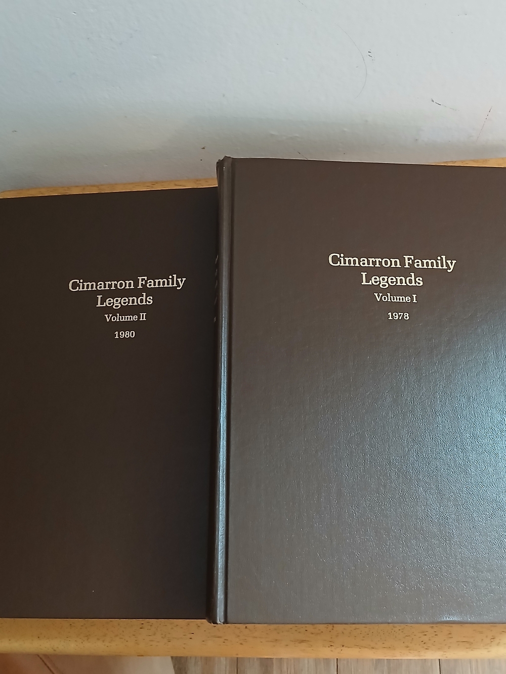 Cimarron Family Legends Vol 1 & 2 1978-1980 By Pat Skaggs HC